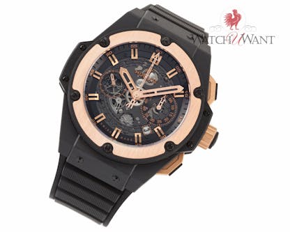 Hublot King Power ceramic gold