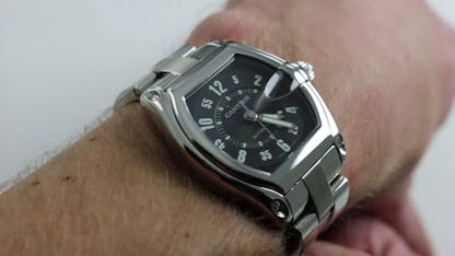 Cartier Roadster W62002V3 Las Vegas Roulette Porsche dial review, stainless steel sports watch