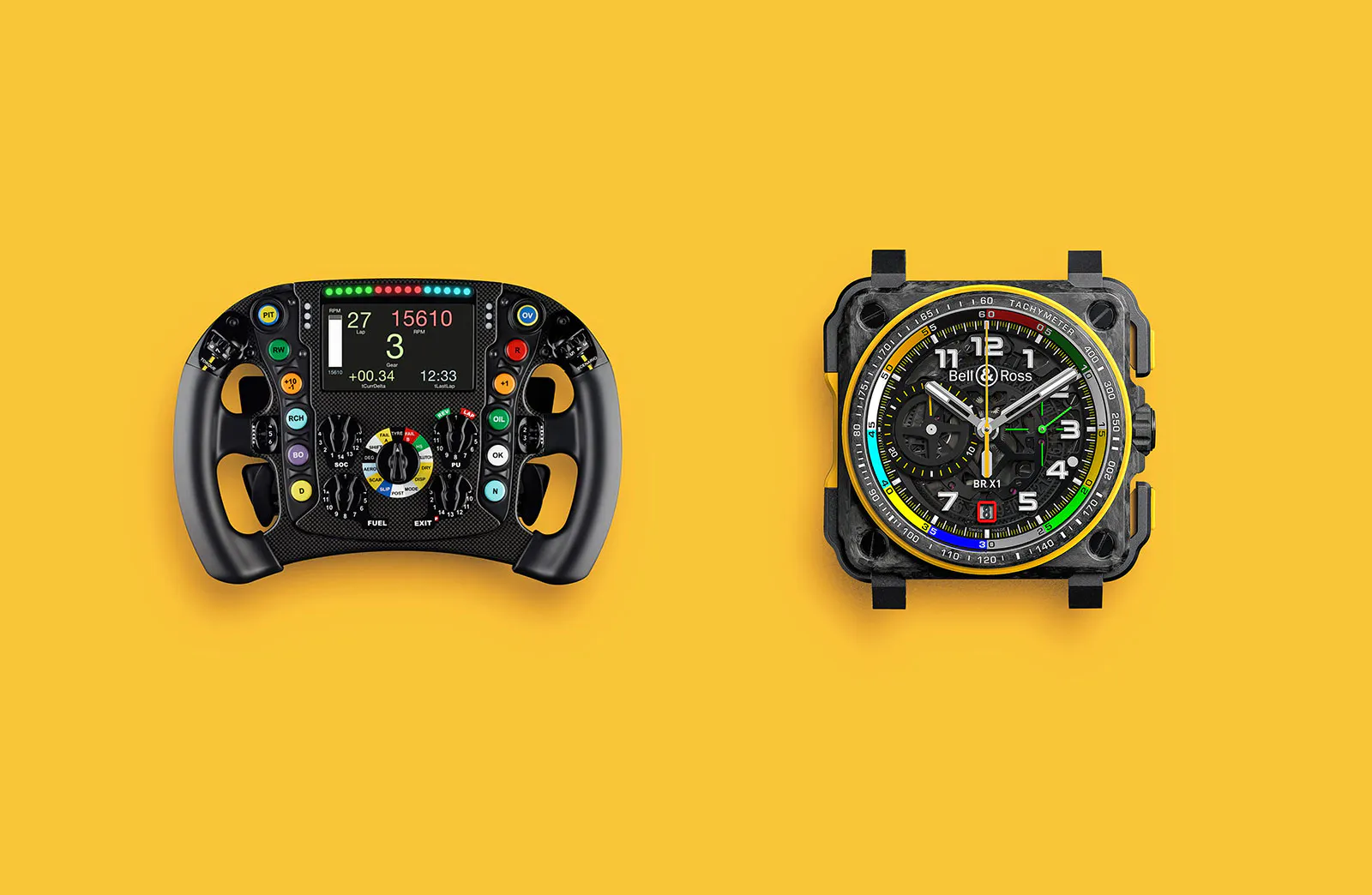 Montre-pendentif Renault F1 Team 2005 – Quartz, Cadran Bleu, Collection Sport !
