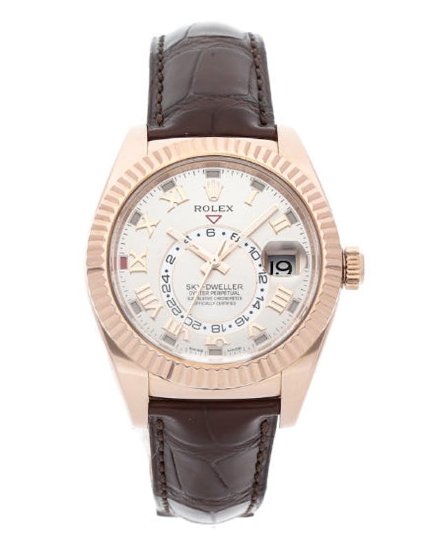 rolex sky dweller rose gold
