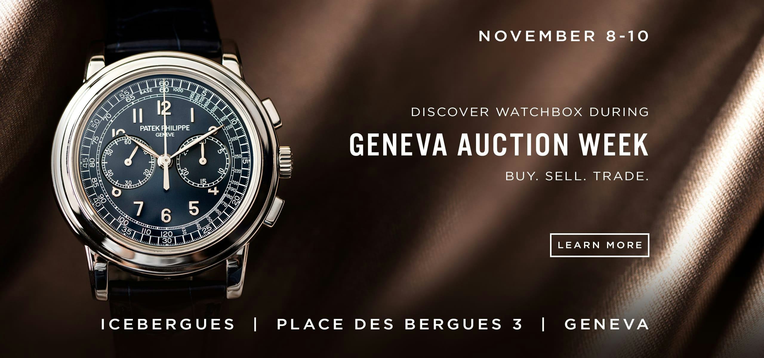 WatchBox at Geneva Auction Week