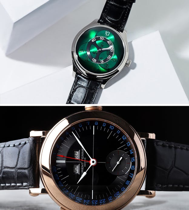laurent ferrier and moser watch