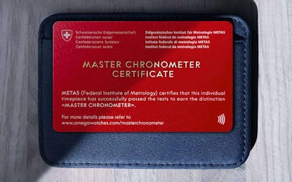 Omega Master Chronometer Card