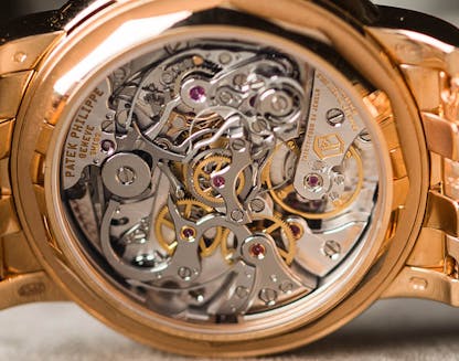 Patek Philippe Seal on Right Side of Movement