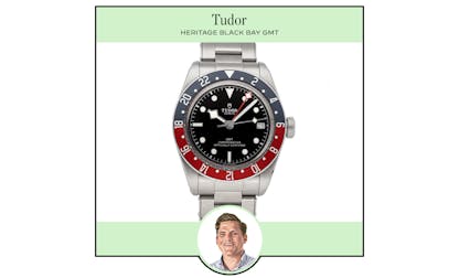 Tudor Black Bay GMT vintage-style versatile graduation watch for collectors