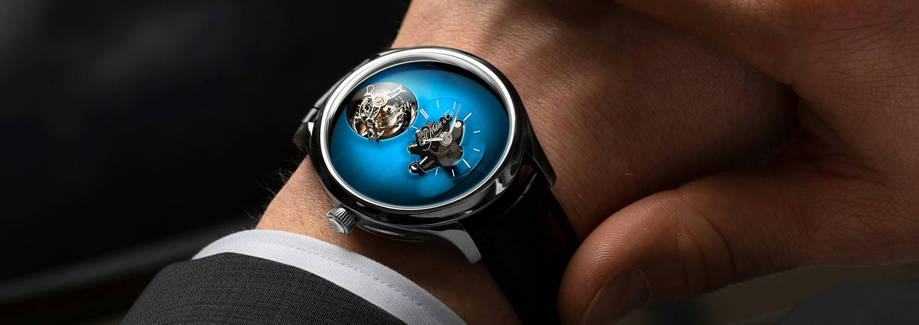 In Focus: H. Moser x MB&#038;F Endeavour Cylindrical Tourbillon Funky Blue