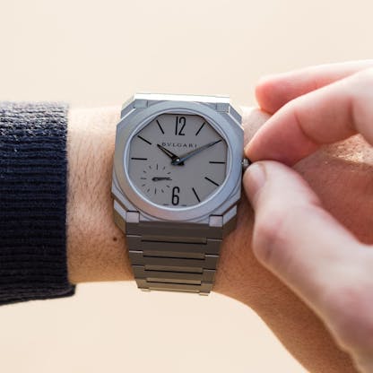 Winding an automatic watch