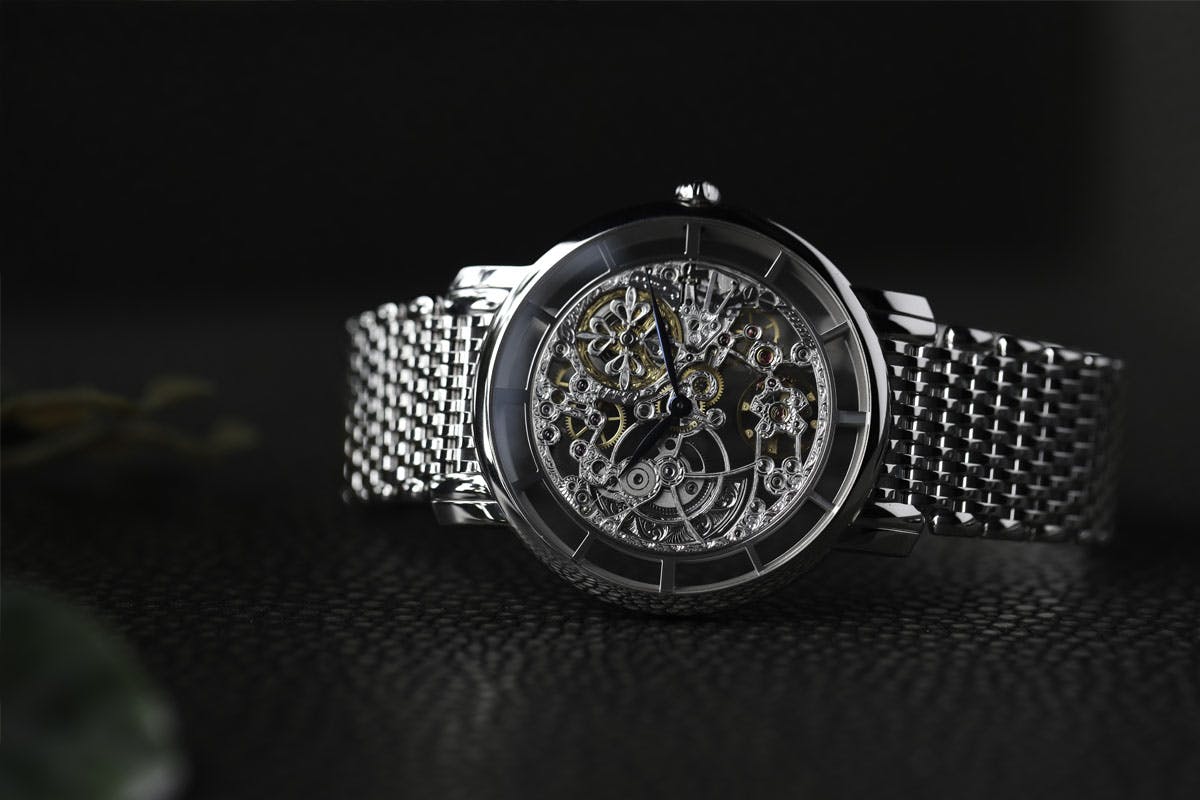 Patek hot sale skeleton watch