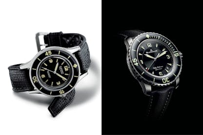 Blancpain Fifty Fathoms original and reissue