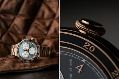 Crown detail of the F.P. Journe Linesport Centigraphe_2