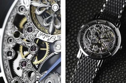 Details of the Patek Philippe 5180 Skeleton dial watch
