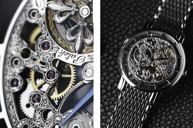 Details of the Patek Philippe 5180 Skeleton dial watch