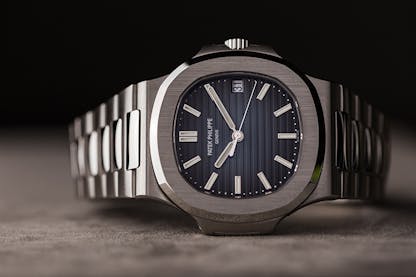 Patek Philippe Nautilus 5711/1A blue dial stainless steel sports watch