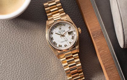 luxury Rolex watch for women – iconic Day-Date President 18038 style