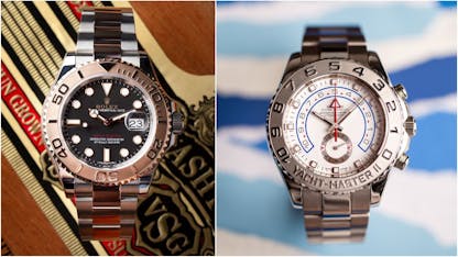 Rolex Yacht-Master and Yacht-Master II watches – showcasing Rolex’s regatta timer and nautical-inspired design
