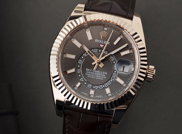 Rose gold Rolex_Sky-Dweller