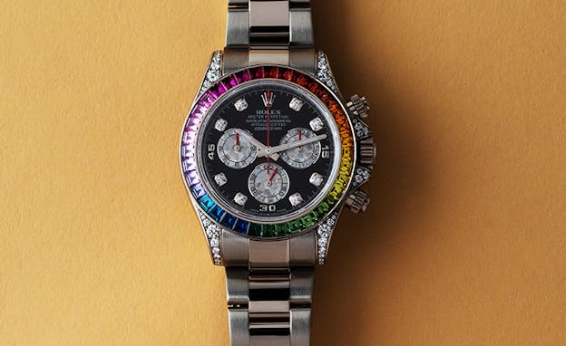 Diamond Daytona Rainbow Bezel