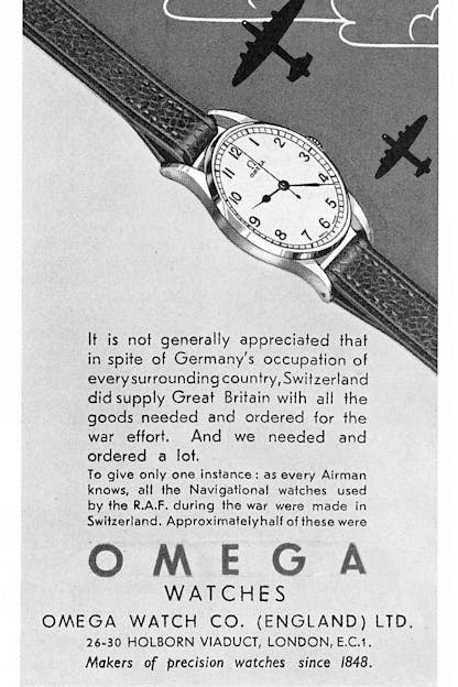 Vintage Omega Sector Dial-Ad