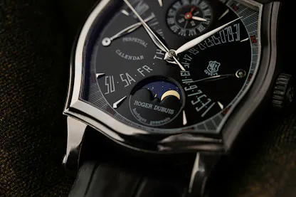 Roger Dubuis Sympathie Perpetual Calendar Dial Detail