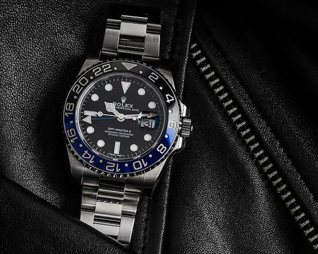 116710BLNR-GMT-Master II Batman