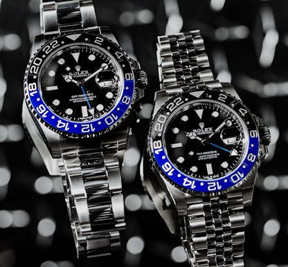 Rolex-GMT-II-Batman-116710BLNR and 126710BLNR