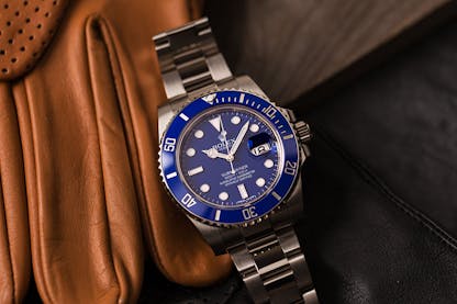 Rolex "Smurf" 1166199 blue dial submariner