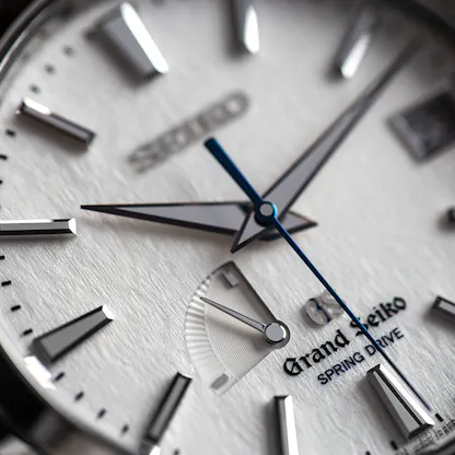 Detail of Grand Seiko Snowflake Dial SBGA211G