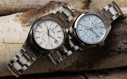 Grand Seiko Blue Kirazuri Dial SBGA387 & Grand Seiko Snowflake SBGA211