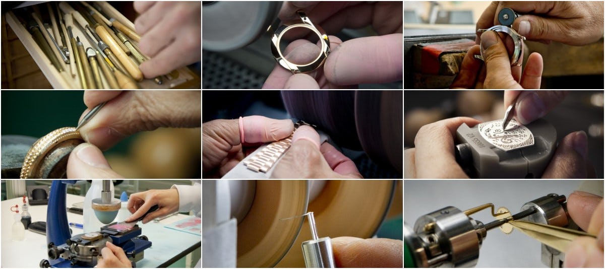Patek Philippe Watchmakers Produce all In-House Components via patek.com