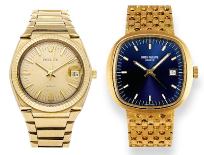 Rolex 5100 and Patek Philippe Beta 21 Quartz Watches
