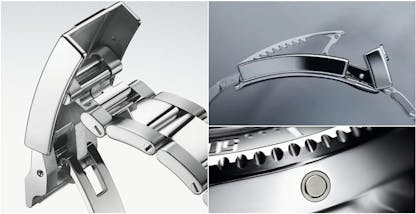 Rolex Easylink Glidelock and Helium Escape Valve