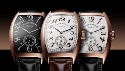 Franck Müller Curvex tonneau shaped watch