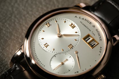 Lange 1 - 101.032 watch with silver dial