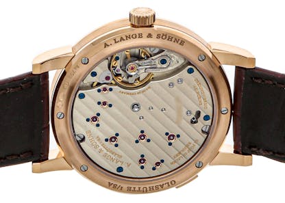 Lange exhibition caseback 