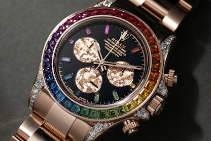 eversose daytona rainbow diamond bezel