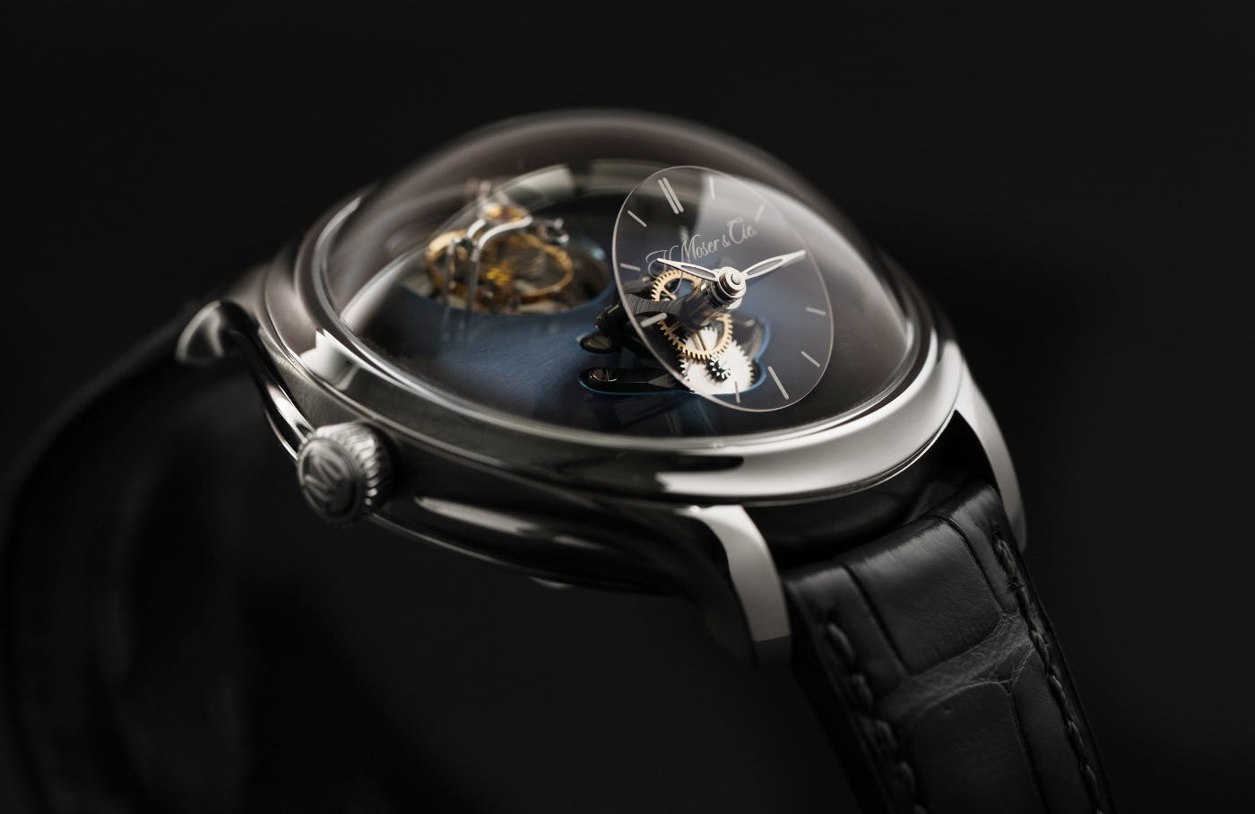 H. Moser x MB&F Endeavour Cylindrical Tourbillon watch