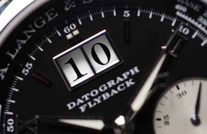 A. Lange & Söhne Datograph Dial Close Up