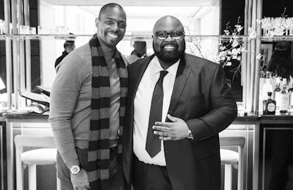 CP Time Cofounders, Dr. Al Coombs, left, and C'Quon Gottlieb, right