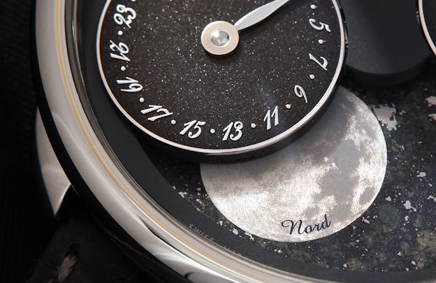 Hermès Arceau L'Heure De La Lune With Lunar Meteorite Dial