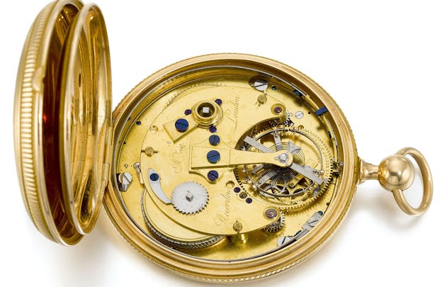 Breguet No. 1279, tourbillon watch sold to King George III, 1808.