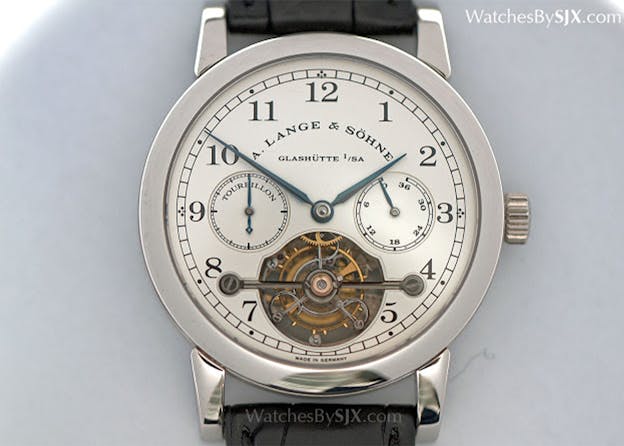 A. Lange & Söhne Tourbillon Pour le Mérite. Credit, SJX