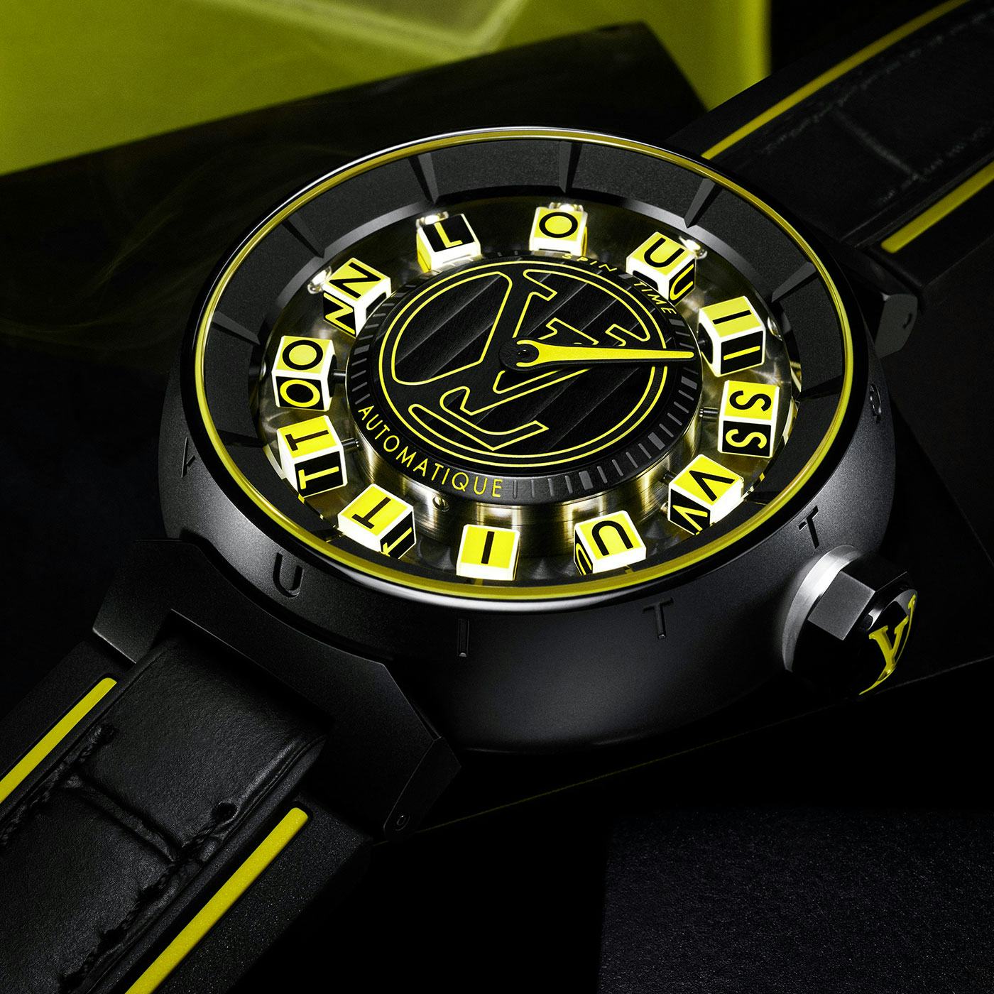 Louis Vuitton Tambour LV 40 White Gold Watch
