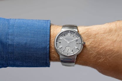 Louis Vuitton Tambour Steel Grey Dial