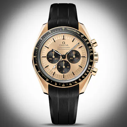 Gold Omega Speedmaster