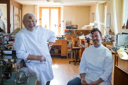 Hervé Schlüchter with Philippe Dufour