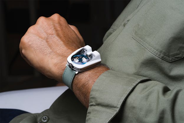 MB&F HM8 Mark 2 on the wrist