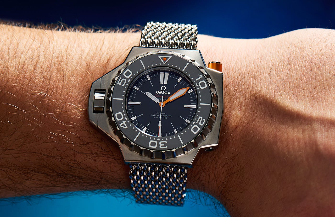 Titanium Titan The Omega Seamaster Ploprof 1200M The 1916 Company