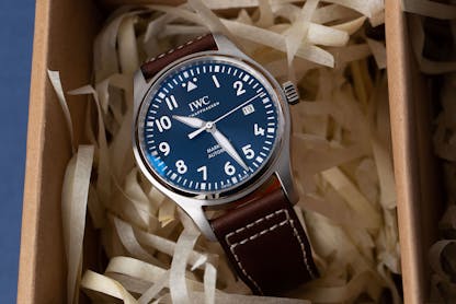 IWC Mark XVIII Pilot's Watch, with "soft iron" dial and inner case