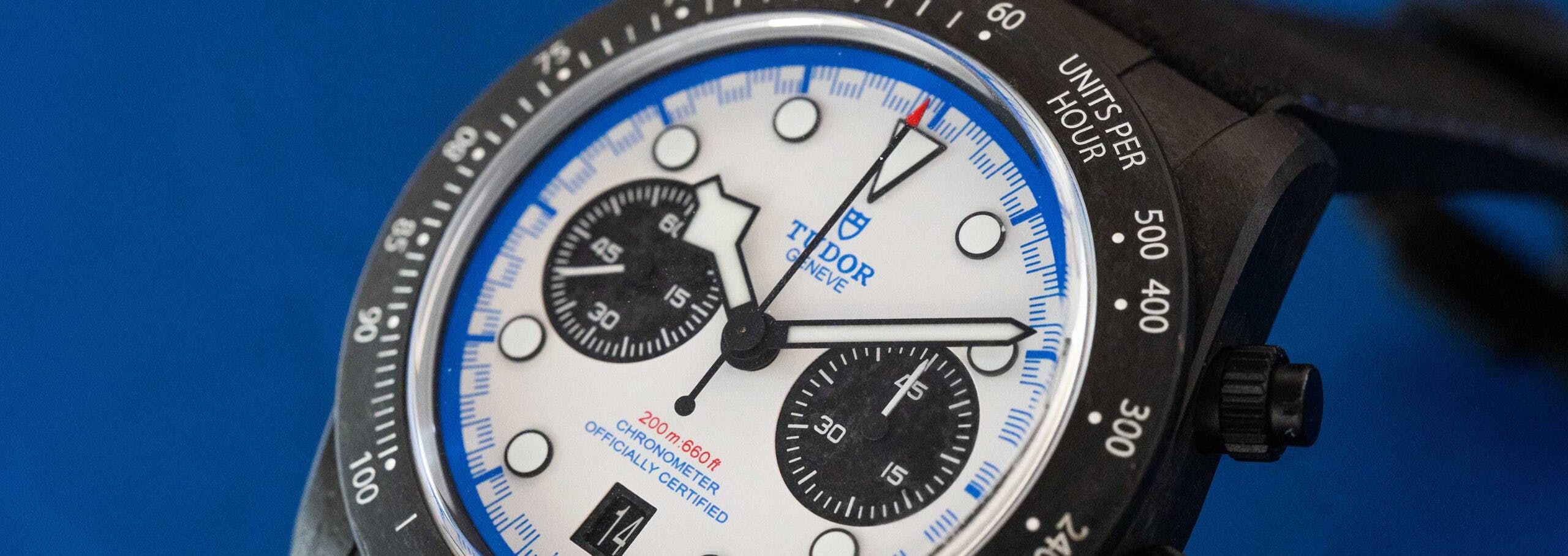 TUDOR Black Bay 自動巻き腕時計 Tudor Launches Black Bay Chrono “Carbon 25”