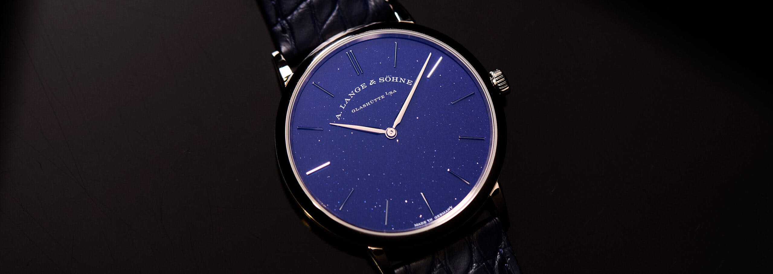 An A. Lange & Söhne Saxonia Thin, With Blue 'Gold Flux' Dial